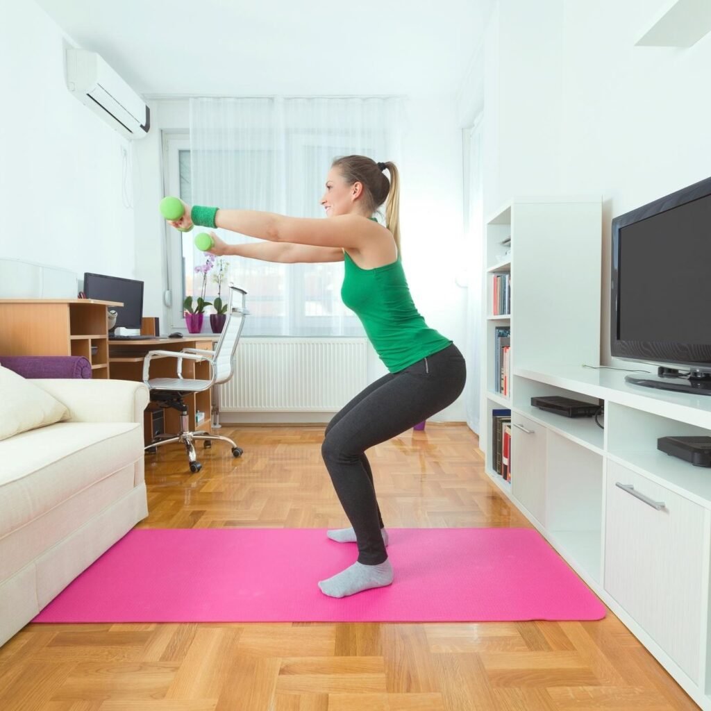 como fazer exercicios em casa
